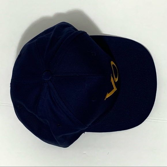 VINTAGE NWOT Adult Size Seagram’s VO Dark Blue y2k 90s Whiskey Snapback Hat - Picture 6 of 10